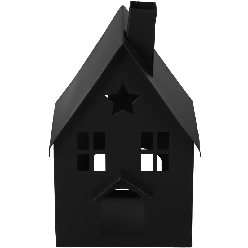 🏠 حامل شموع على شكل بيت بتصميم عتيق للديكور المثالي لمركز الطاولة - Image 1