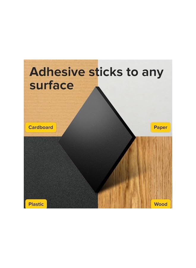 promass 120 Pcs Magnetic Tape, Self Adhesive Magnetic Squares Flexible Sticky Magnets Peel and Stick Magnetic Sheets, Magnetic on one Side and Adhesive on The Other - Image 5