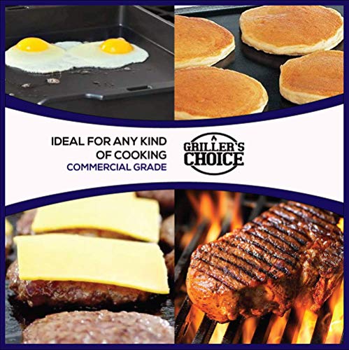 Grillers Choice Griller's Choice Stainless Steel Griddle Spatula Set- Durable, Commercial Quality, Dishwasher Safe- Ideal for Hibachi, Griddle Grills, Camping & Entertaining on Blackstone and Griller's Choice Griddle - Image 4