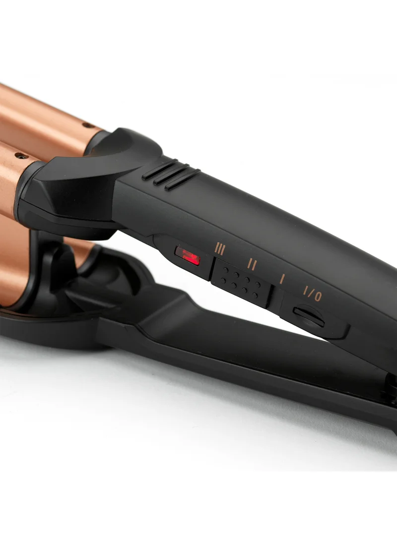 babyliss BaByliss Deep Waves Styler, Swivel Cord For Ease Of Use, Floating Plates For Even Heat Distribution, Long-lasting Styling Results & Ceramic Heating Technology, W2447SDE