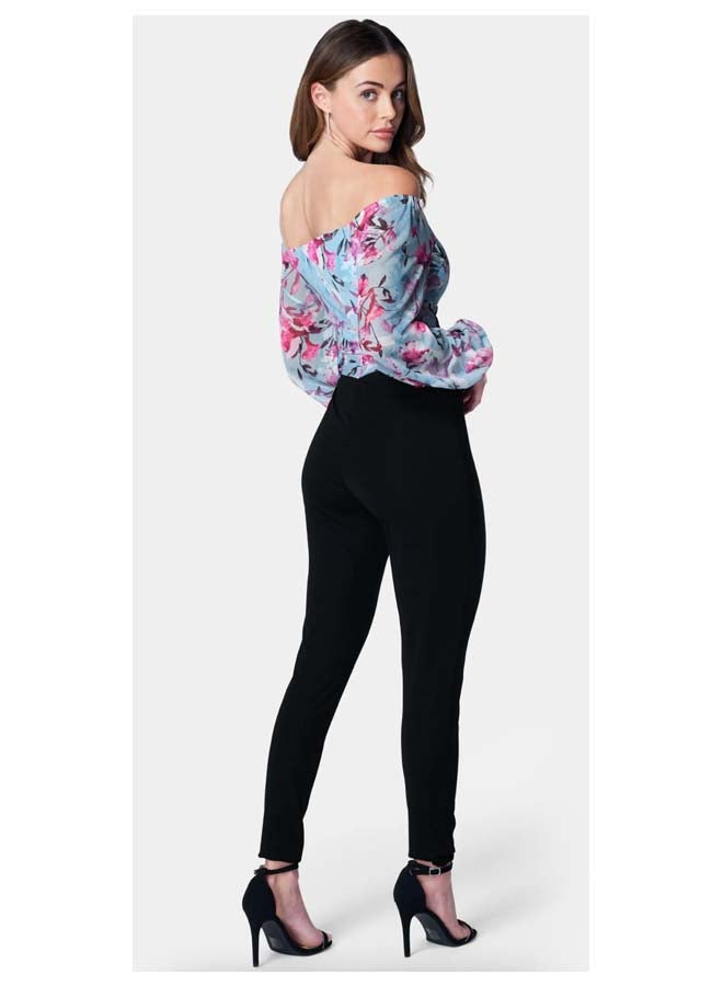 bebe Off-Shoulder Jumpsuit - Image 2