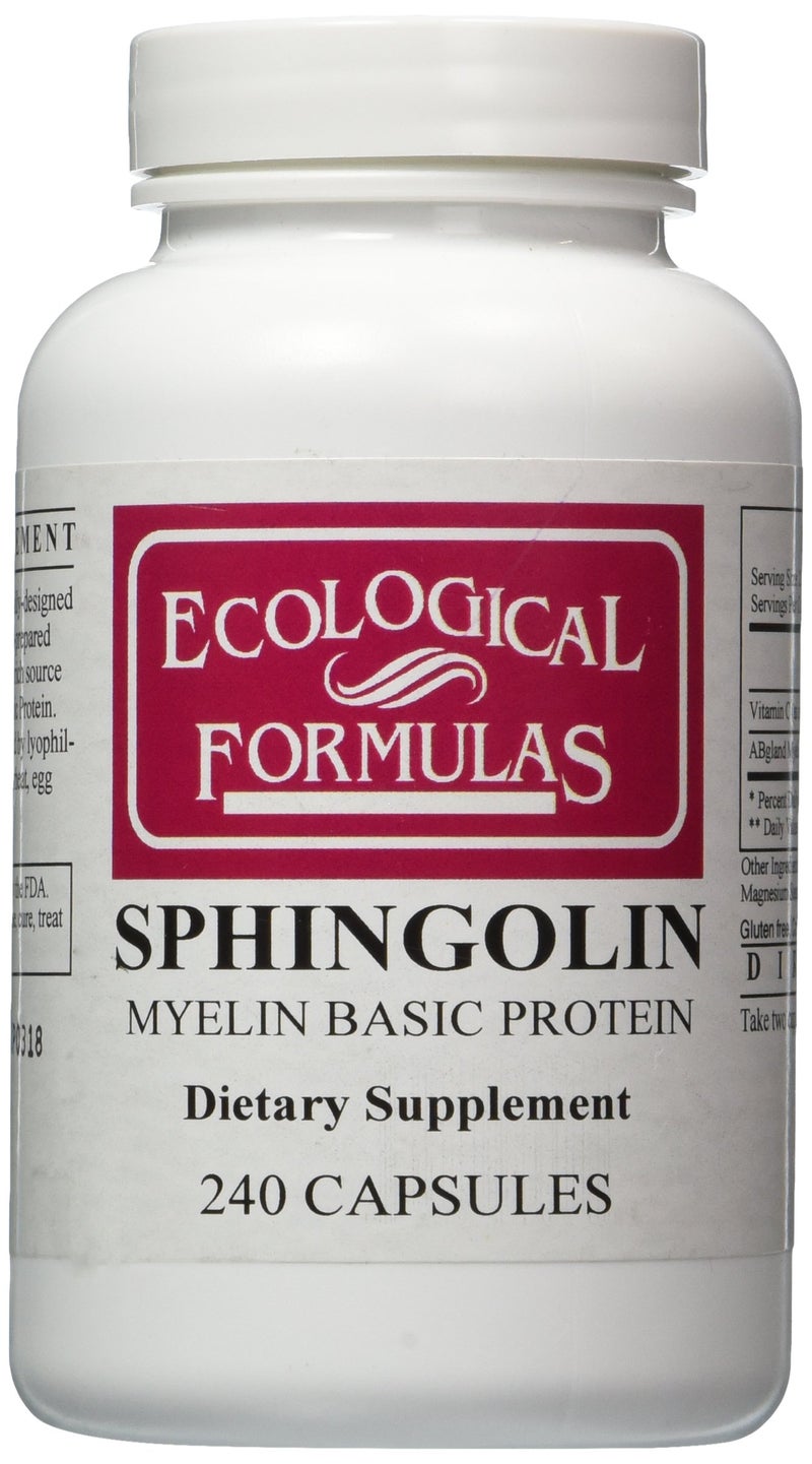 Ecological Formulas Sphingolin 200 mg 240 caps Health and Beauty