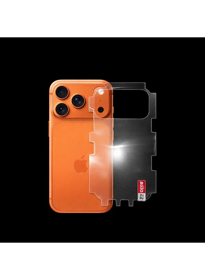 إسكرينة لحماية الظهر والفريم من الخدوش والتكاحيت لهاتف iPhone 17 Pro Max – حماية كاملة بملمس ناعم ومظهر أنيق تحافظ على شكل الهاتف الأصلي - Image 2