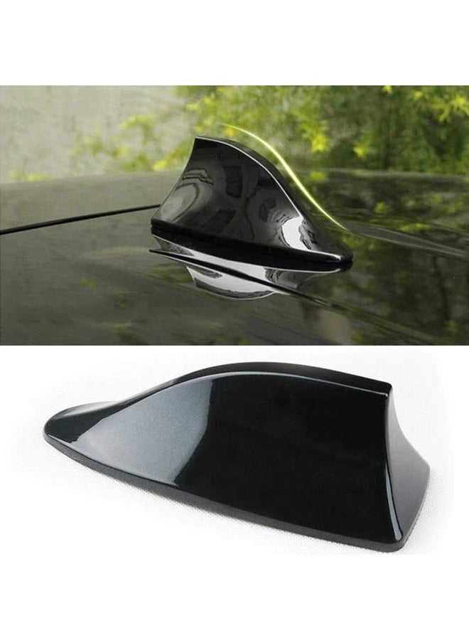 Universal Black Shark Fin Car Antenna with Copper Signal Wire – Adhesive Mount, Streamlined Design, Wind-Resistant Roof Antenna for Car Radio Signal Enhancement, Easy Installation Compatible with Most Cars - Image 3