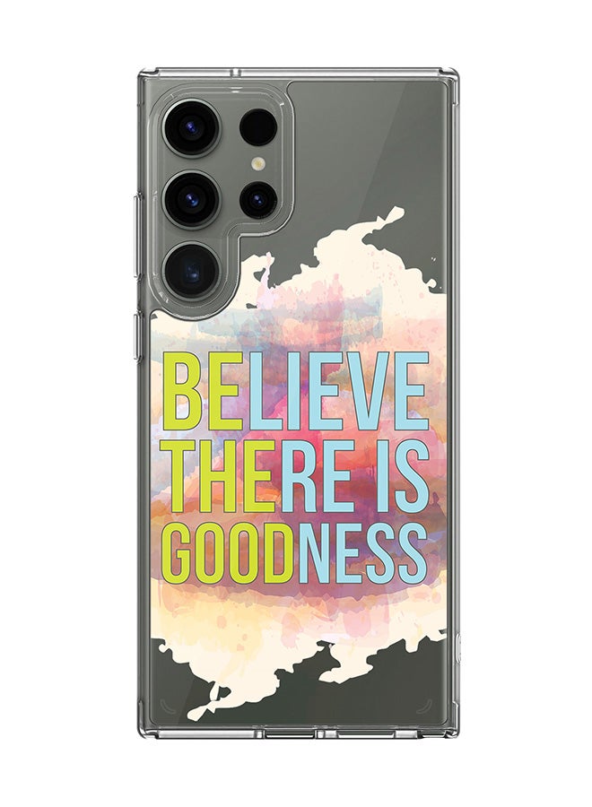 Classic Clear Case for Samsung Galaxy S23 Ultra , Hybrid Soft  Thin Transparent Cover [ Designed for Samsung Galaxy S23 Ultra ] - Be The Good