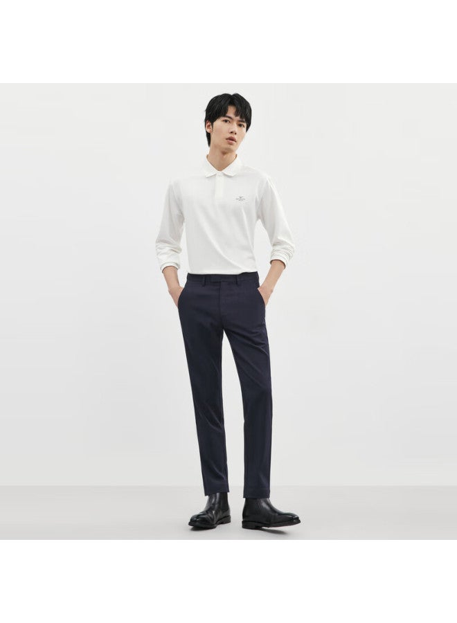 Septwolves Men's Casual Pants Autumn Youth Loose Straight Business Fashion Trousers - Image 2