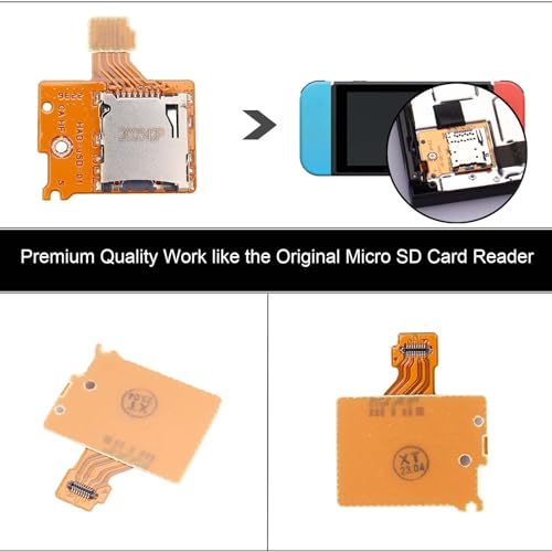 Ikpek 1 Pack Micro SD Card Reader Replacement for Nintendo Switch HAC-SD-01, TF Memory Card Slot Socket Reader Board Replacement for NS Console - Image 3