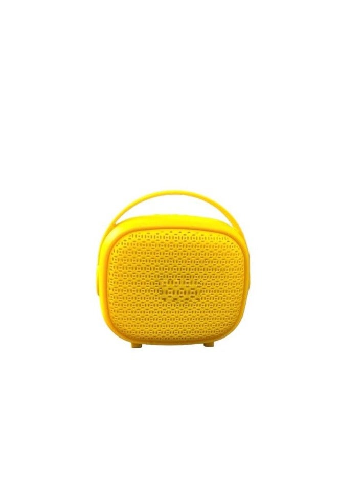 Portable Bluetooth speaker supports memory card and USB flash JL-420 - Yellow - Image 1