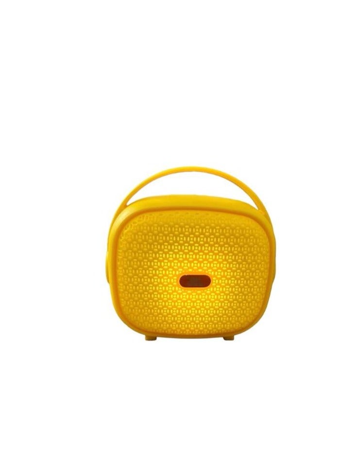 Portable Bluetooth speaker supports memory card and USB flash JL-420 - Yellow - Image 2
