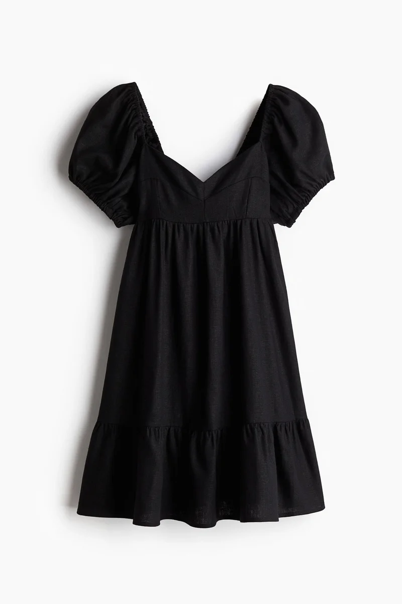 H&M Puff-sleeved dress