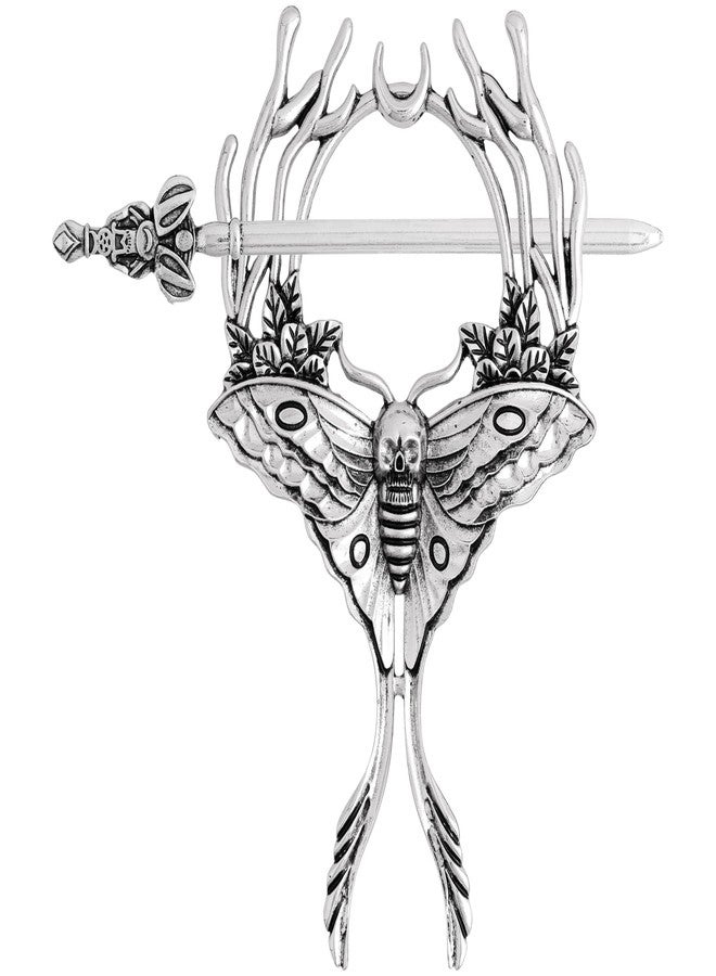 HAQUIL Moth Hairpin Retro Skull Moth Vintage Hairpin Vintage Barrettes for Women - Image 1