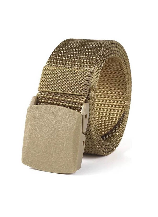 KUAZIVI Nylon Canvas Belt Plastic Buckle Belt Travel Adjustable Nylon Web Slide Belt  - Image 1