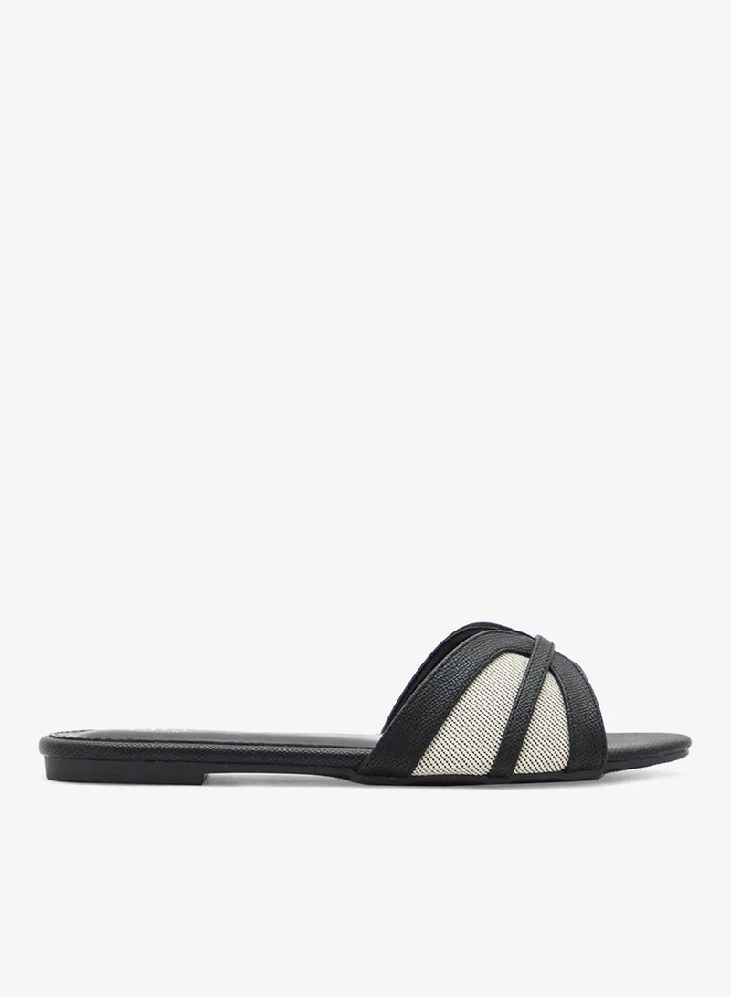 ELLA Color Block Flat Sandal