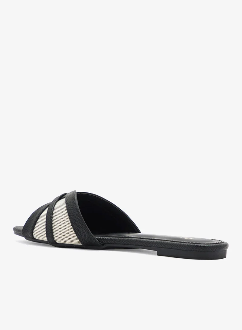 ELLA Color Block Flat Sandal