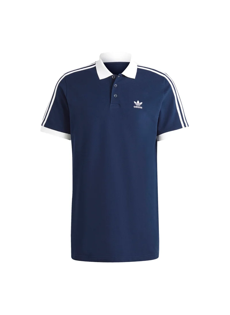 اديداس adidas 3-STRIPE POLO Blue Originals Men POLO SHIRTS