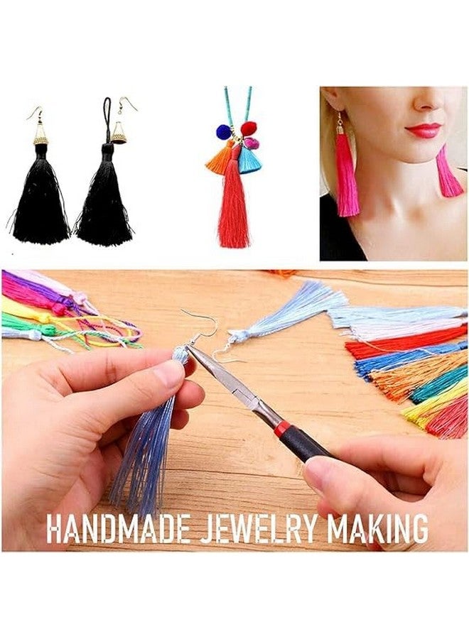 Brigand تاسلات صغيرة من بريغاند مع حلقات لصنع المجوهرات ومشاريع DIY وعلامات الكتب مع حلقة بطول 2 بوصة (متعددة الألوان) (عبوة من 75) - Image 3