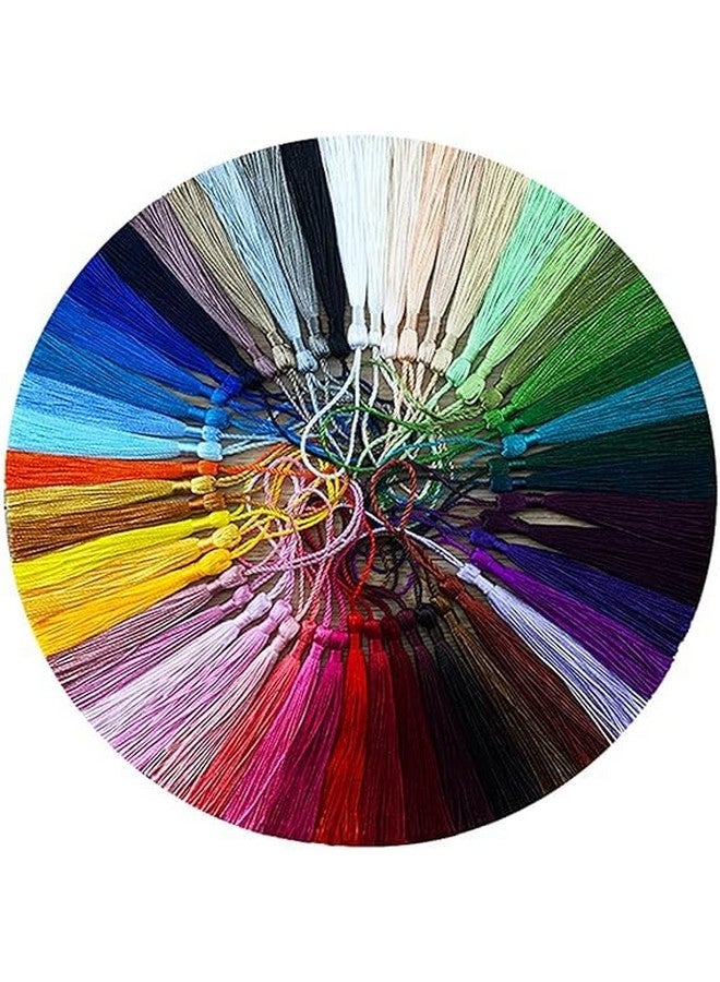 Brigand تاسلات صغيرة من بريغاند مع حلقات لصنع المجوهرات ومشاريع DIY وعلامات الكتب مع حلقة بطول 2 بوصة (متعددة الألوان) (عبوة من 75) - Image 1