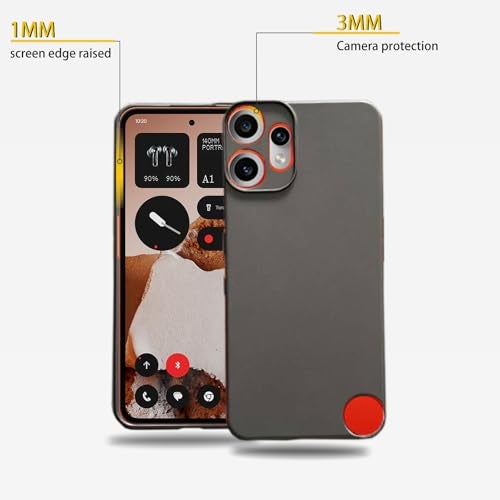 NOUKAJU Case for CMF Phone 2 Pro, TPU Protective Case,Stand Function,Adjustable Bracket,Anti-Drop, Shockproof,Protective Cover for Nothing CMF Phone 2 Pro(Black) - Image 5