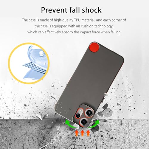 NOUKAJU Case for CMF Phone 2 Pro, TPU Protective Case,Stand Function,Adjustable Bracket,Anti-Drop, Shockproof,Protective Cover for Nothing CMF Phone 2 Pro(Black) - Image 3