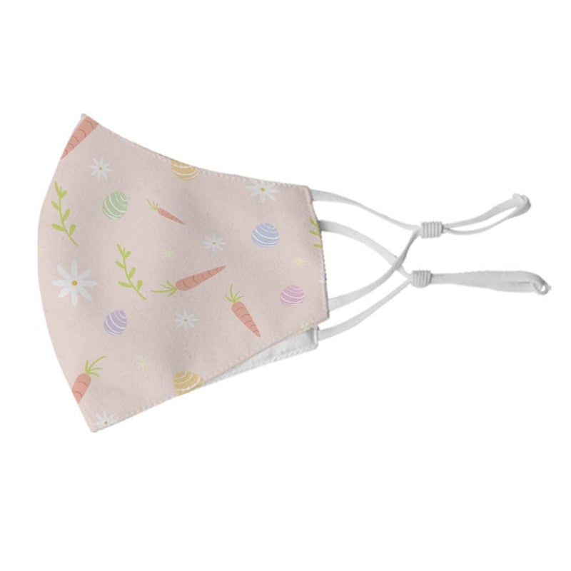 Crazyify Crazyify Pastel Shades Print Face Mask Face Mask Set of 5 For WomenMen with Adjustable Earloop Two Layer Soft Printed Canvas Fabric with HD Print Washable Resuable  - Image 5
