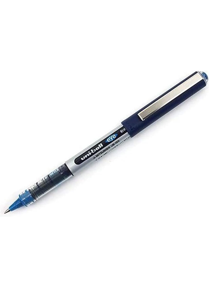 يوني بول قلم حبر جل Uni-ball Eye Micro Ub-150 - 0.5 ملم - عبوة من 10 أقلام - أزرق  - Image 3