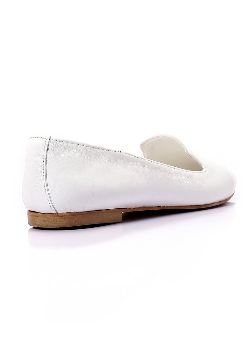 Mr.joe Espadrilles Toecap Slip On Leather Flats For Women  - Image 2