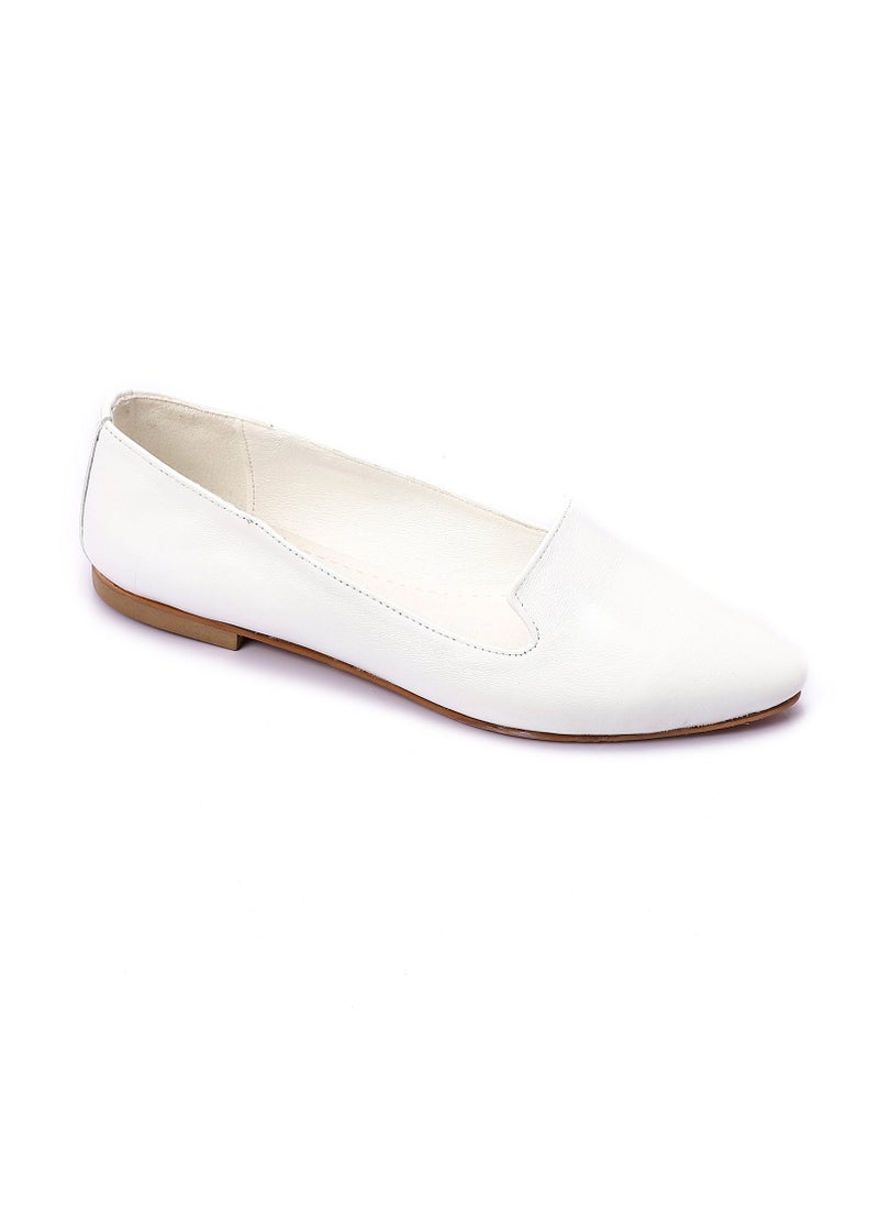 Mr.joe Espadrilles Toecap Slip On Leather Flats For Women  - Image 1