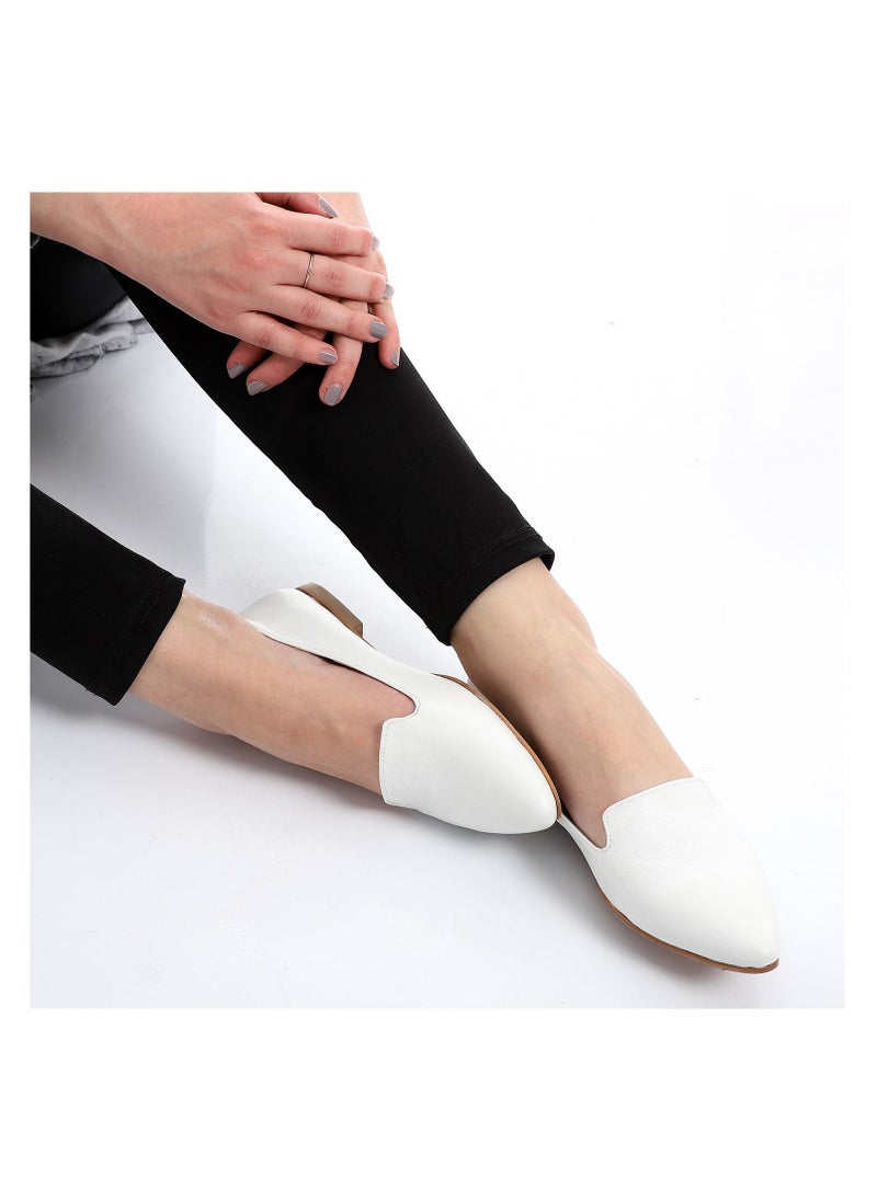 Mr.joe Espadrilles Toecap Slip On Leather Flats For Women  - Image 3