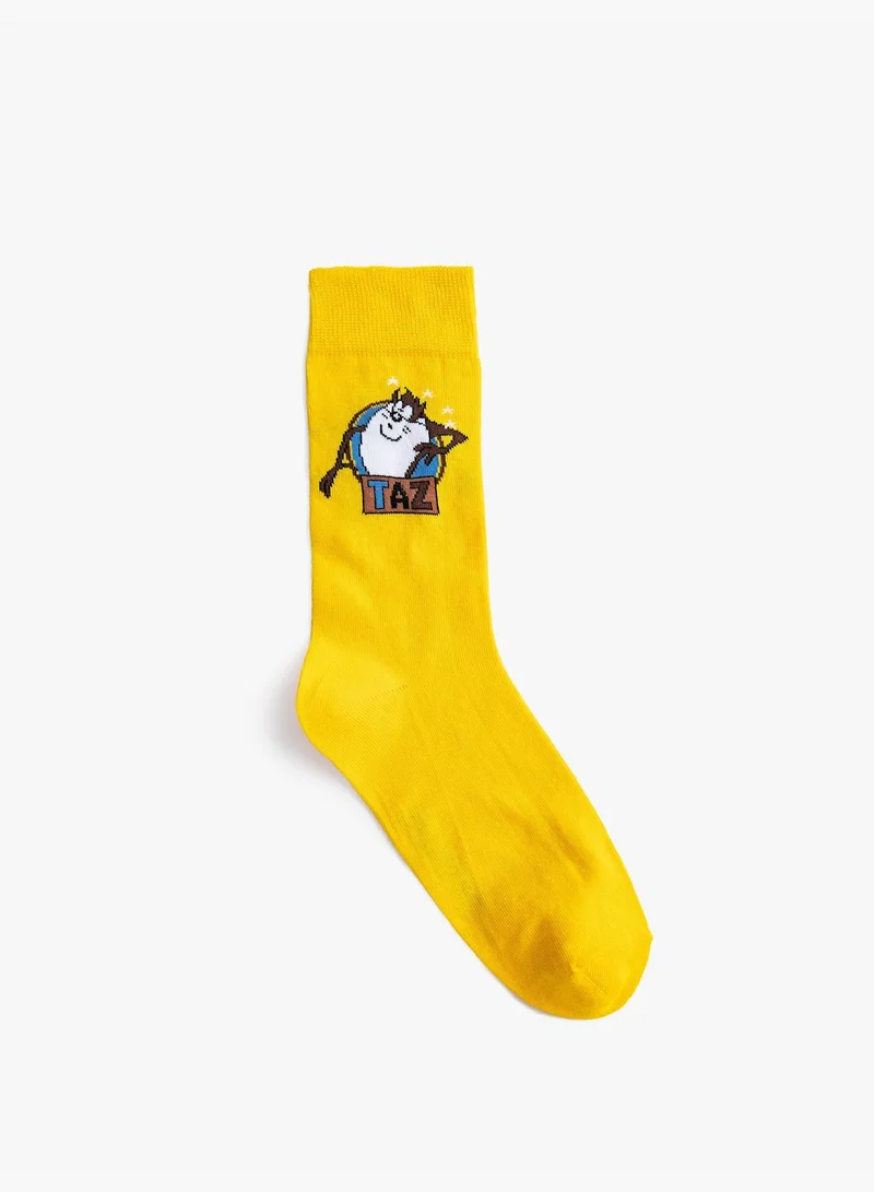 KOTON Looney Tunes Tasmanian Devil Socks Licensed Printed