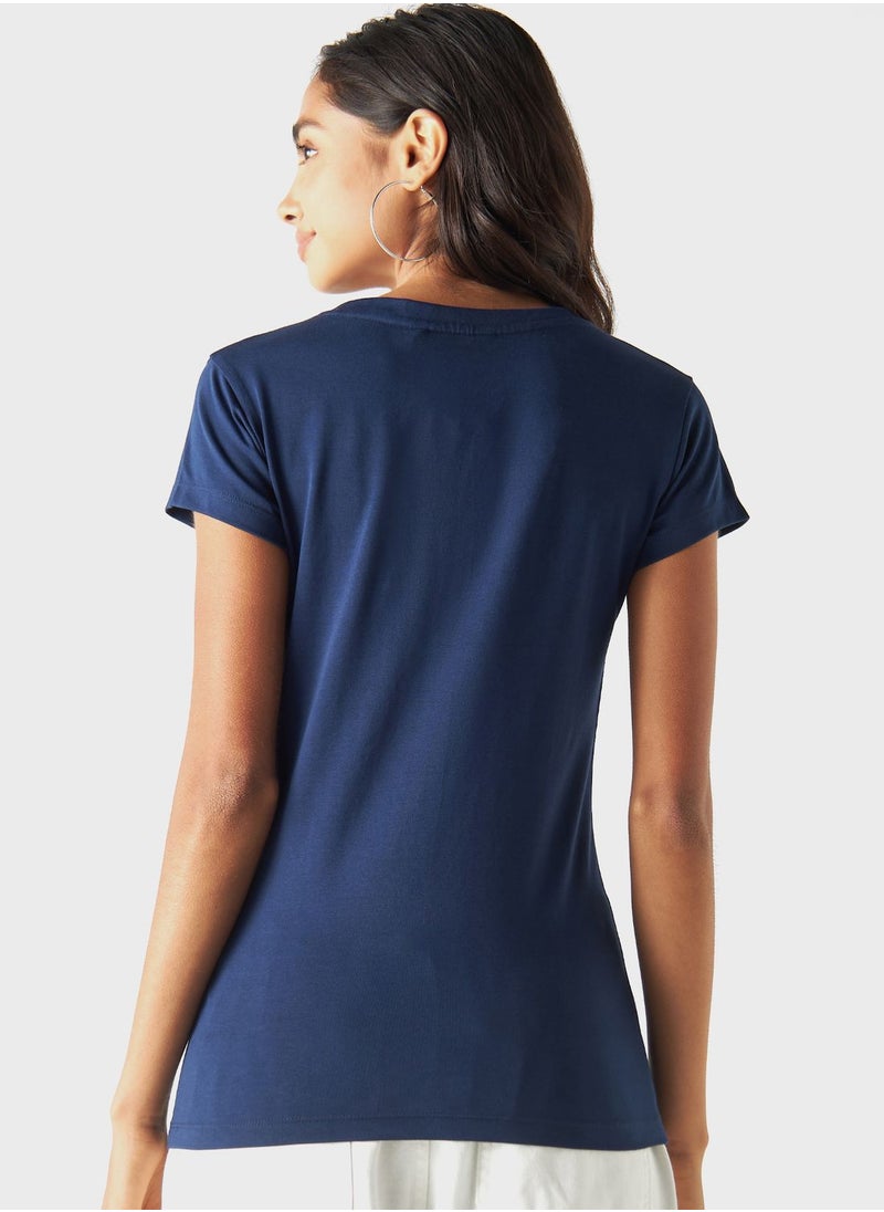 SP Characters - Yale Print T-Shirt - Image 1