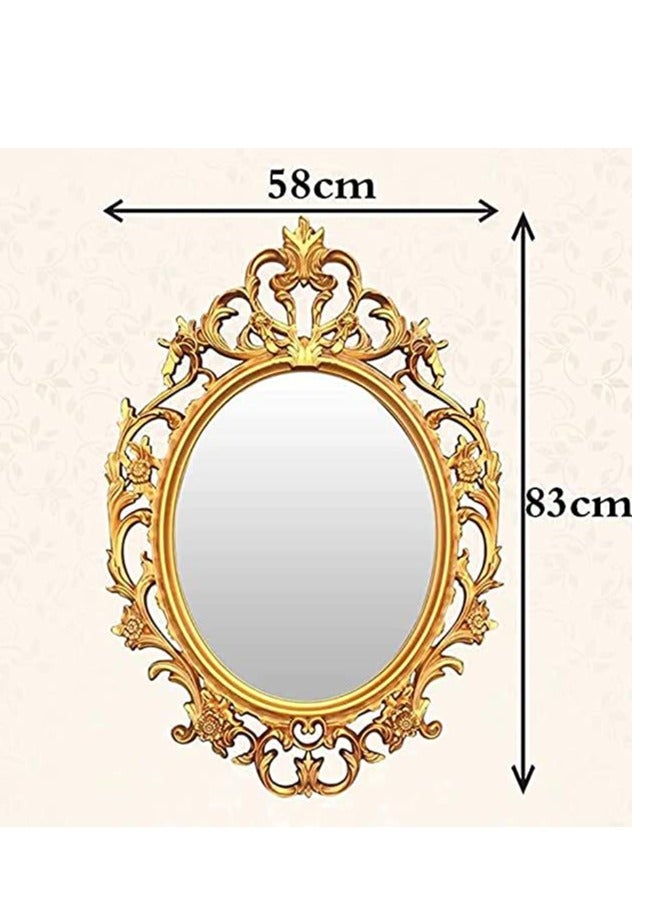 FFD Decorative Wall Mirror Elegant Vanity, Makeup, and Living Room Accent Plastic Frame - Image 2
