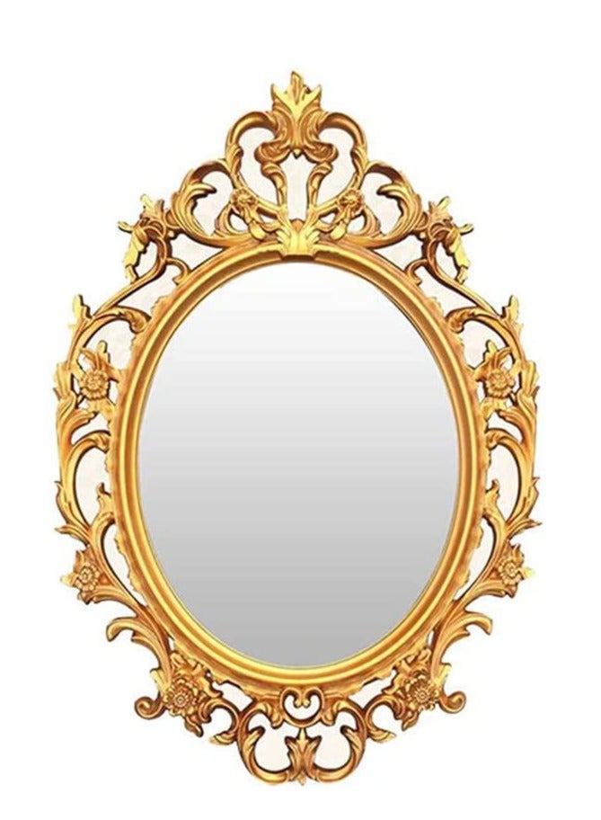FFD Decorative Wall Mirror Elegant Vanity, Makeup, and Living Room Accent Plastic Frame - Image 4