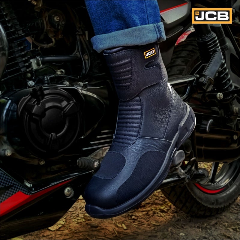 JCB حذاء راكب SPEEDMAX، جلد محكم، فيلكرو، أحذية مزدوجة الكثافة - Image 2