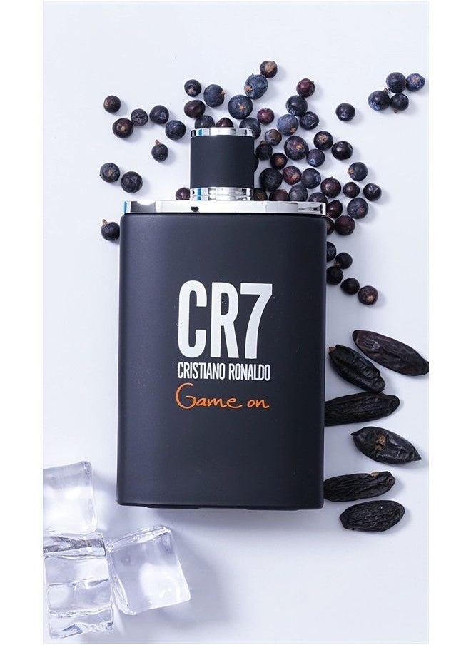 Cristiano Ronaldo CR7 Cristiano Ronaldo - Game On Men EDT Spray - Daily Use Woody Aromatic Fruity Fragrance Cologne With Blend of Apple, Lavender & Cedarwood - 1.7 oz  - Image 2