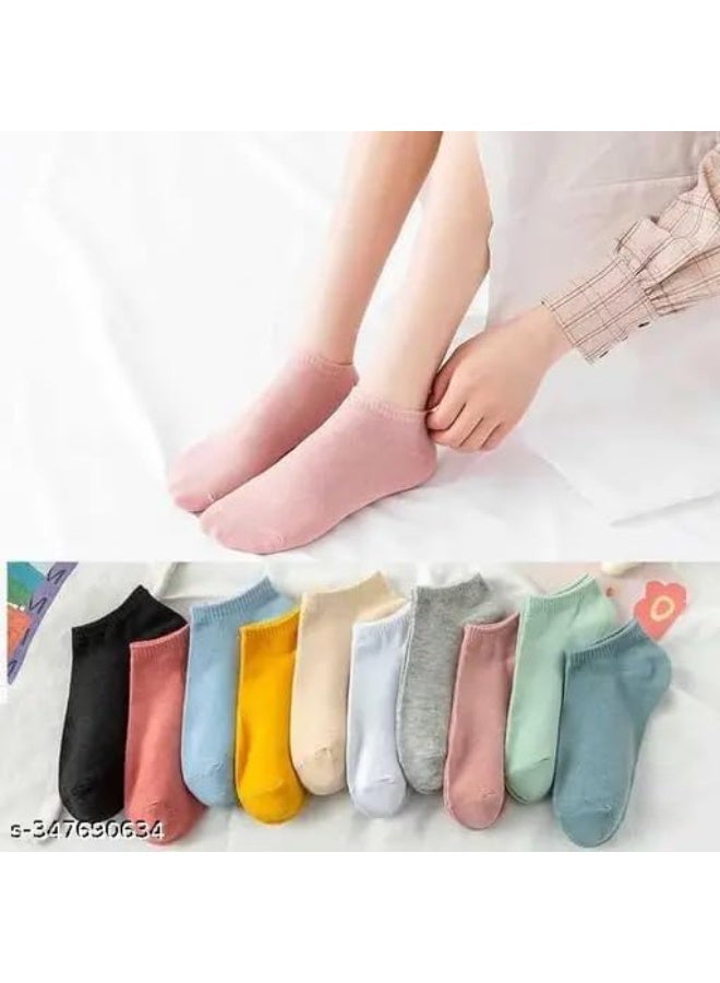 Women's Casual Ankle Socks Comfort Foot Socks 6 Pairs - Image 2