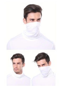 PAMEER Sunlight UV Protection Neck Scarf Bandana, Headwear Balaclava, Face Cover Neck Gaiter Scarf, and Ice Silk Cooling Arm Sleeves With Thumb Holes for Sun Wind Dust Protection for Outdoor Works  - Image 2