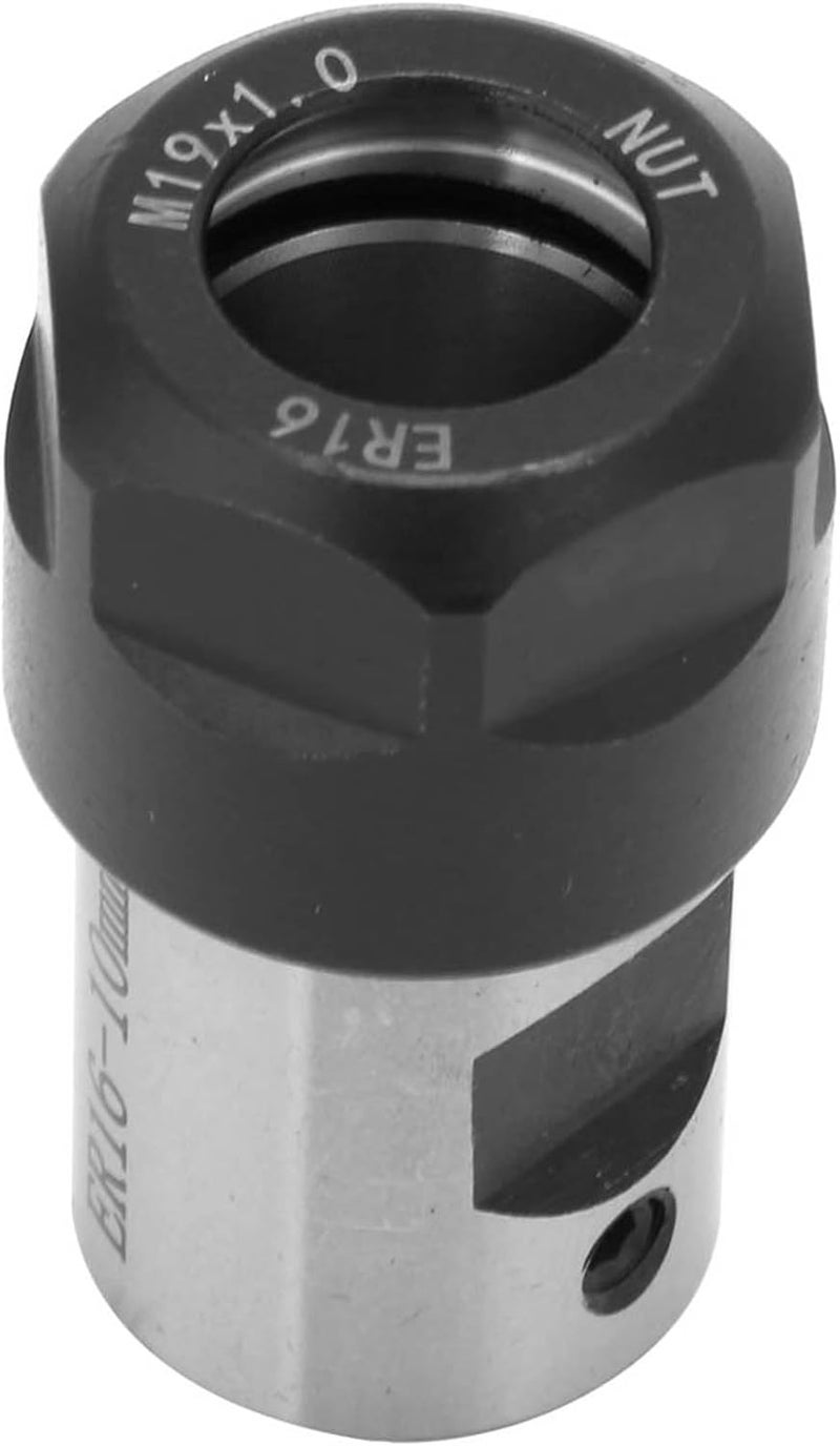 Collet Block Chuck Collet Holder Spindle Motor Shaft Clamping Tool Bar, ER16, 40mm Length - High Strength Durable Material, Spiral Linear Thread, Suitable for Lathes and Milling (10mm) - Image 2