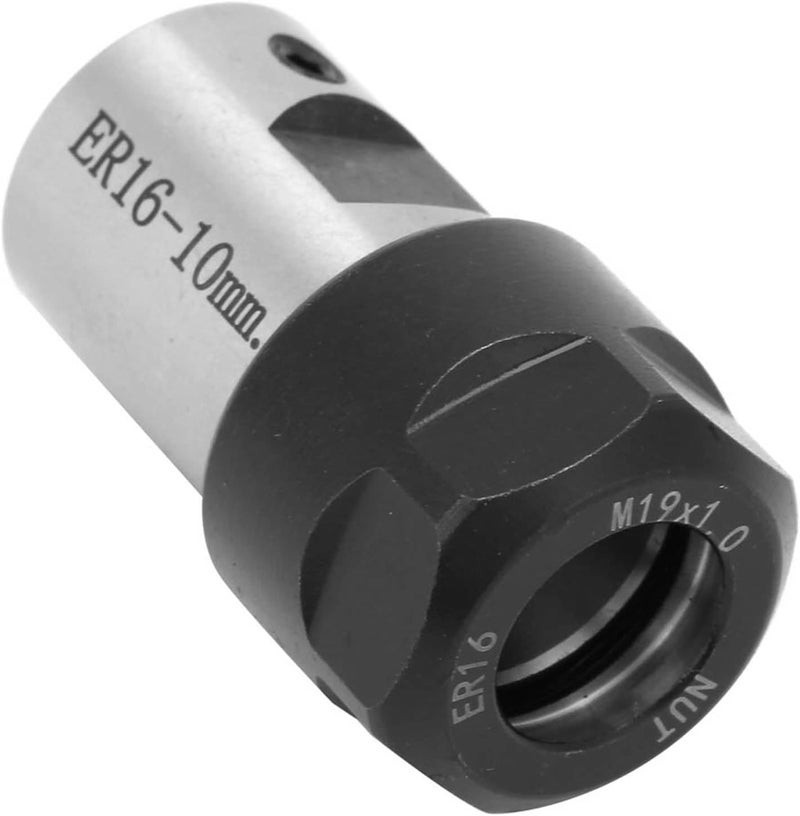 Collet Block Chuck Collet Holder Spindle Motor Shaft Clamping Tool Bar, ER16, 40mm Length - High Strength Durable Material, Spiral Linear Thread, Suitable for Lathes and Milling (10mm) - Image 5