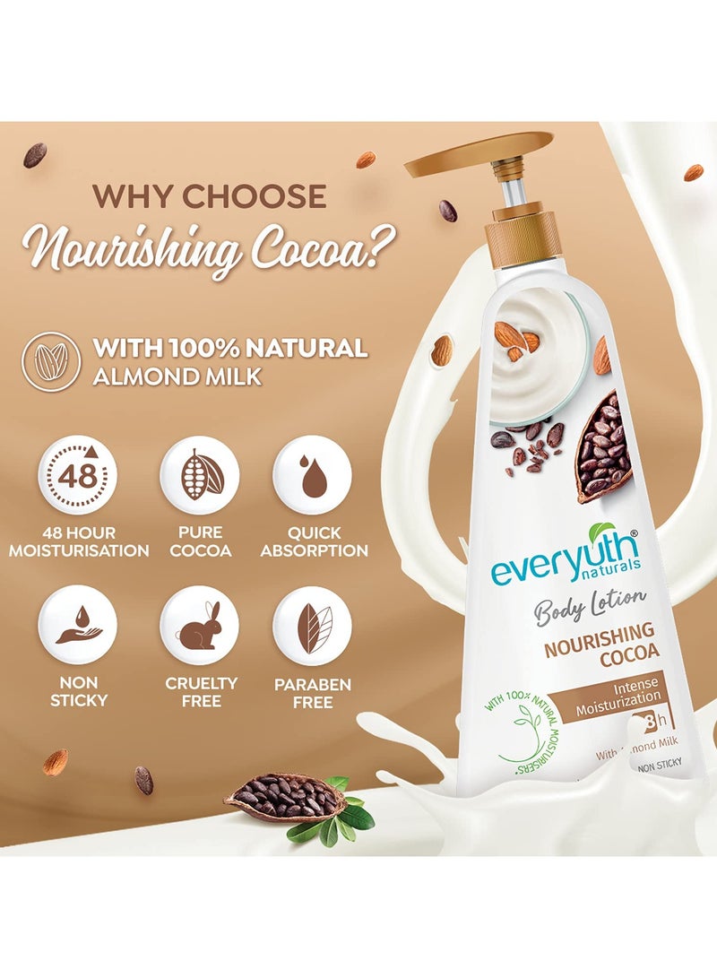 Everyuth Naturals Body Lotion Nourishing Cocoa 500ml - Image 2