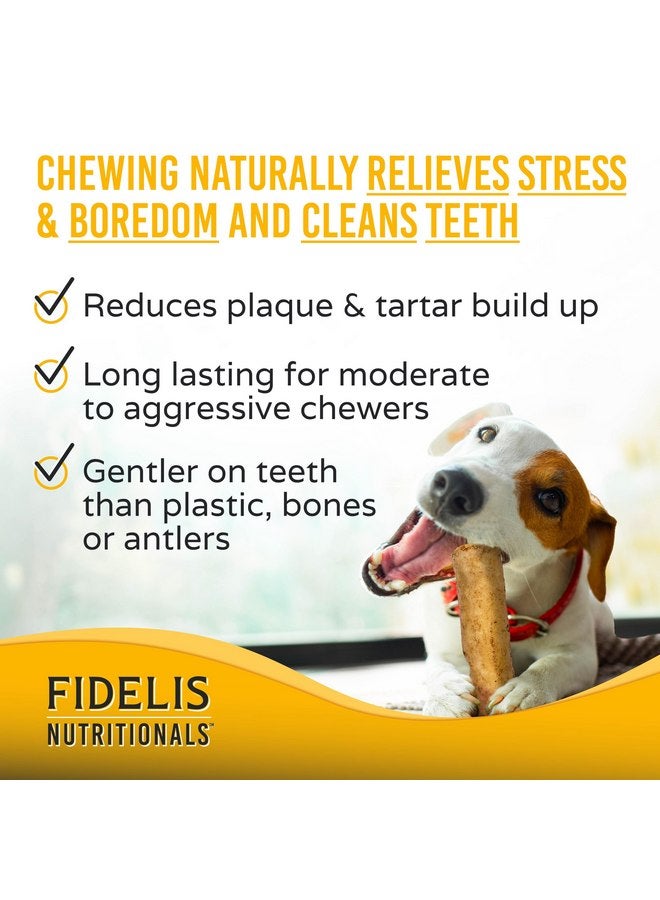 FIDELIS Rawhide-Free Treat Sticks, Long Lasting, Collagen Dog Chews, Treats, Small & Large Dogs, Beef Collagen, Gluten-Free, Grain-Free, Dog Chew, Bones-Alternative, Made in USA, 4pk, Chicken, 7" - Image 3