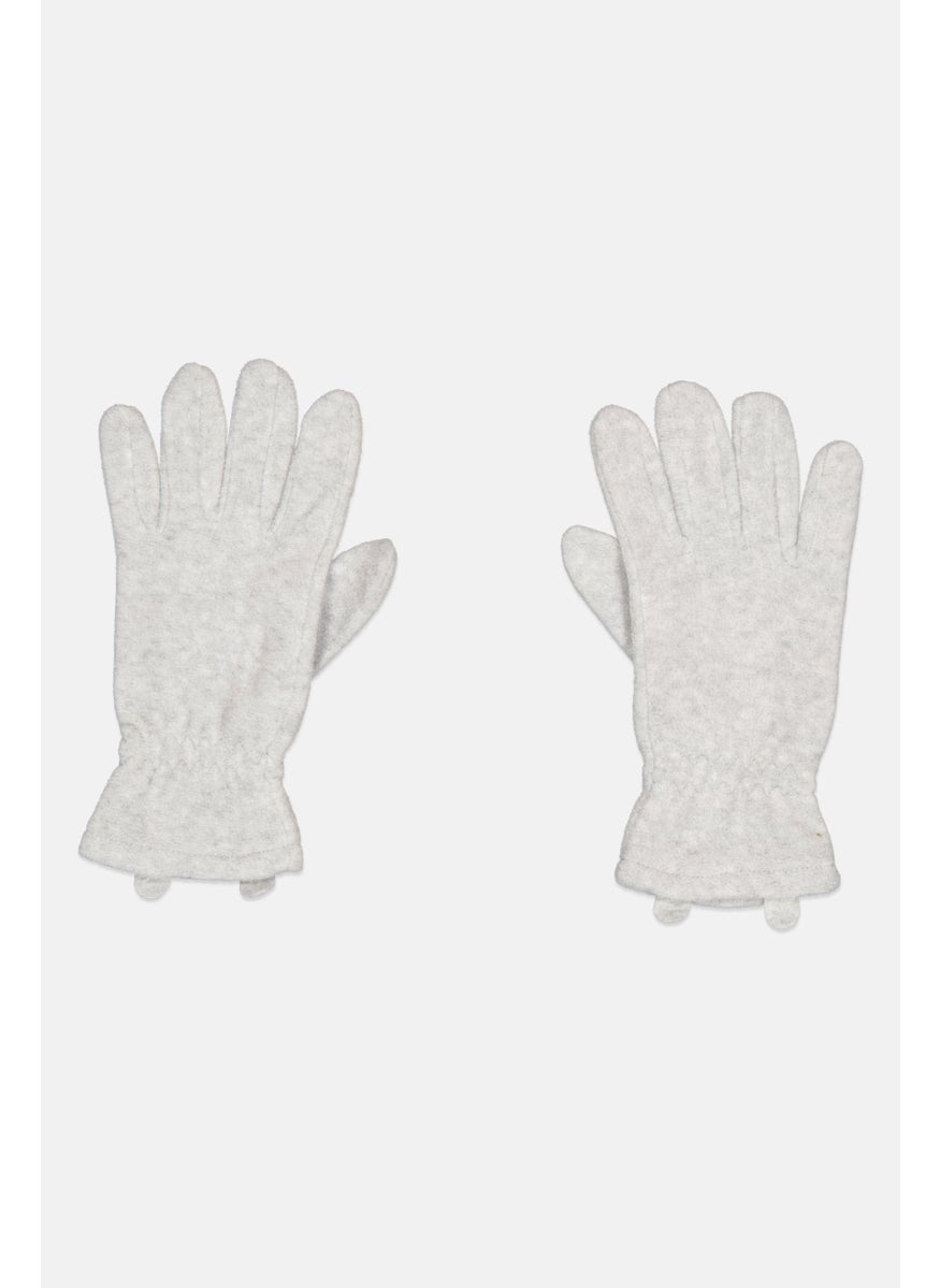 Tchibo - Women 1 Pair Knitted Gloves, Grey - Image 1