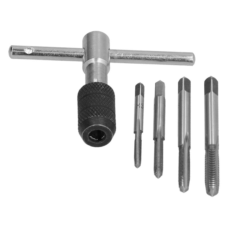 Tap Die Kit Alloy Steel Metric Tapping Wrench Threading Cutting Processing Repair Tools - Image 4