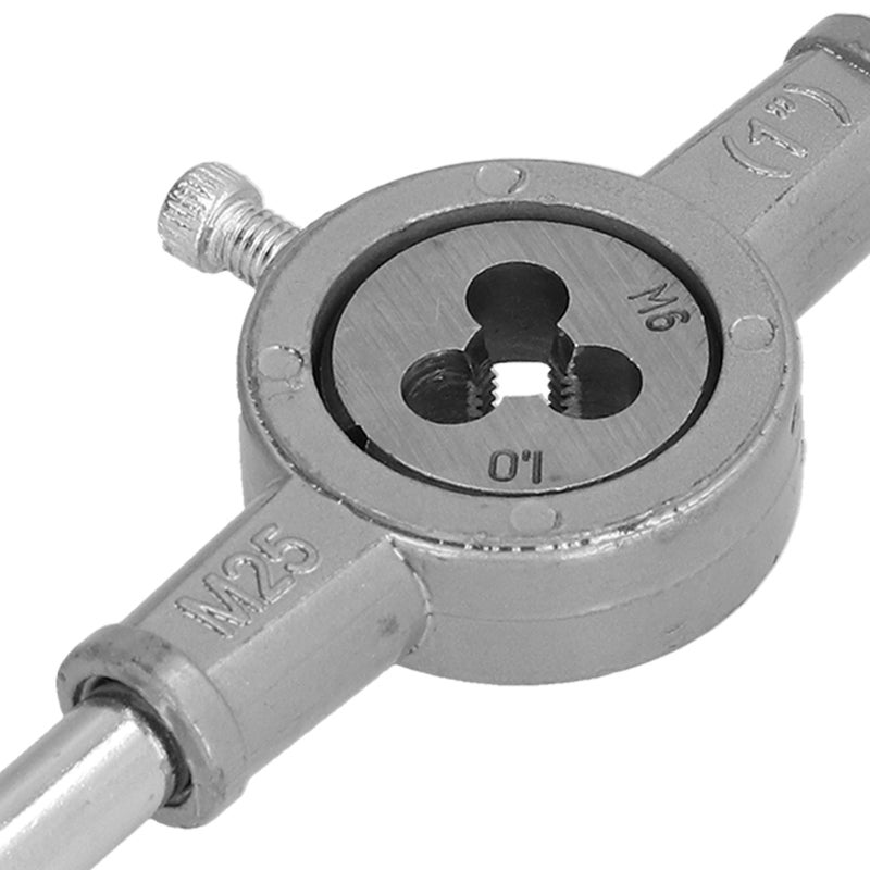 Tap Die Kit Alloy Steel Metric Tapping Wrench Threading Cutting Processing Repair Tools - Image 5