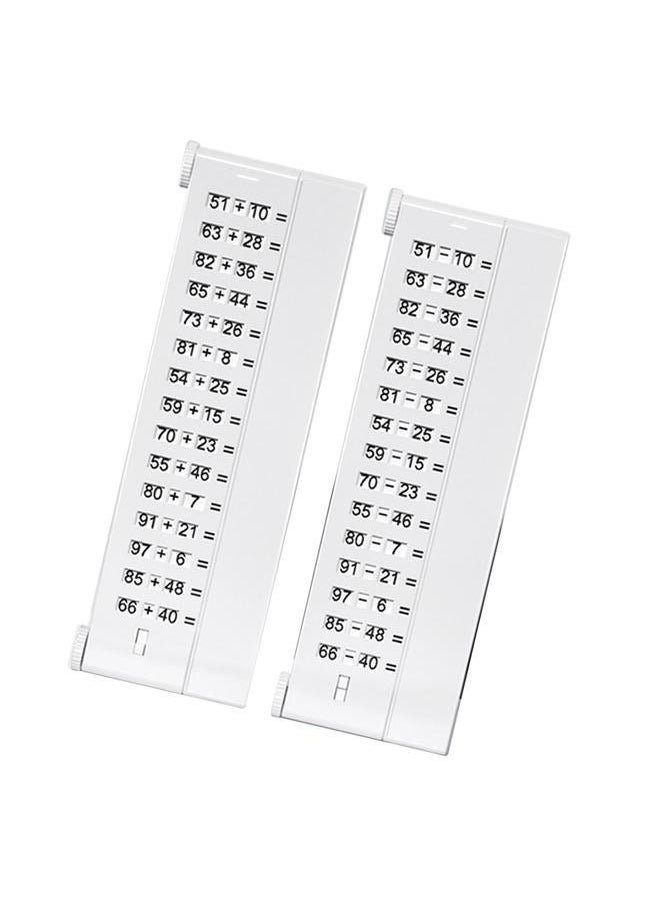 NIBEMINENT - Pocket Arithmetic Tablet Early Education Puzzle Practice Math Interactive Learning Children Board Addition Subtraction Mixing - Image 1