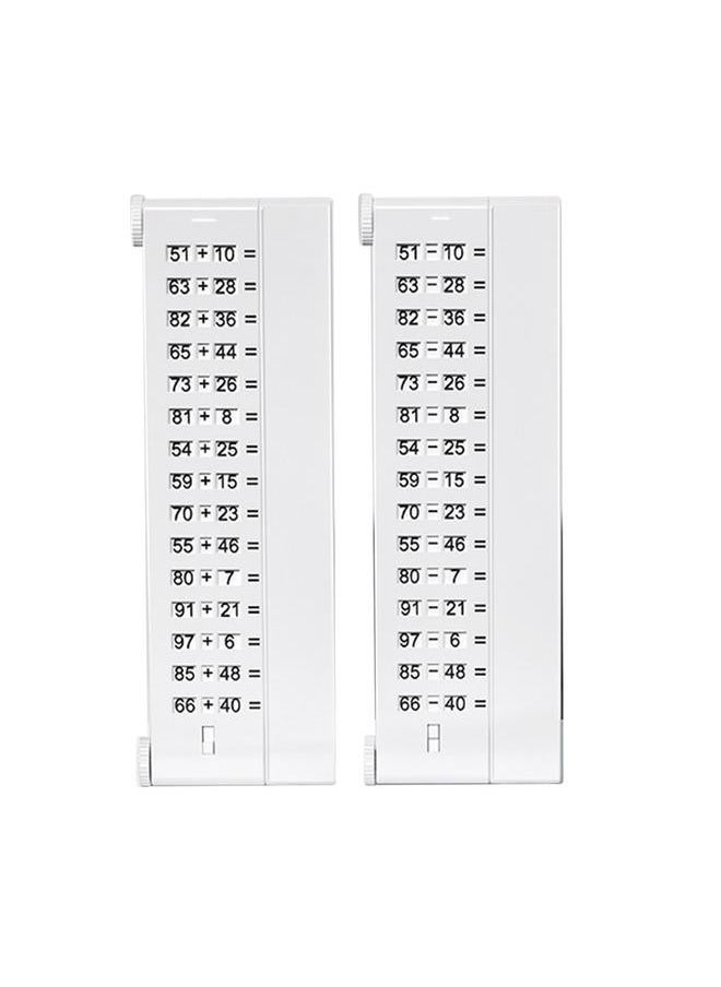 NIBEMINENT - Pocket Arithmetic Tablet Early Education Puzzle Practice Math Interactive Learning Children Board Addition Subtraction Mixing - Image 1