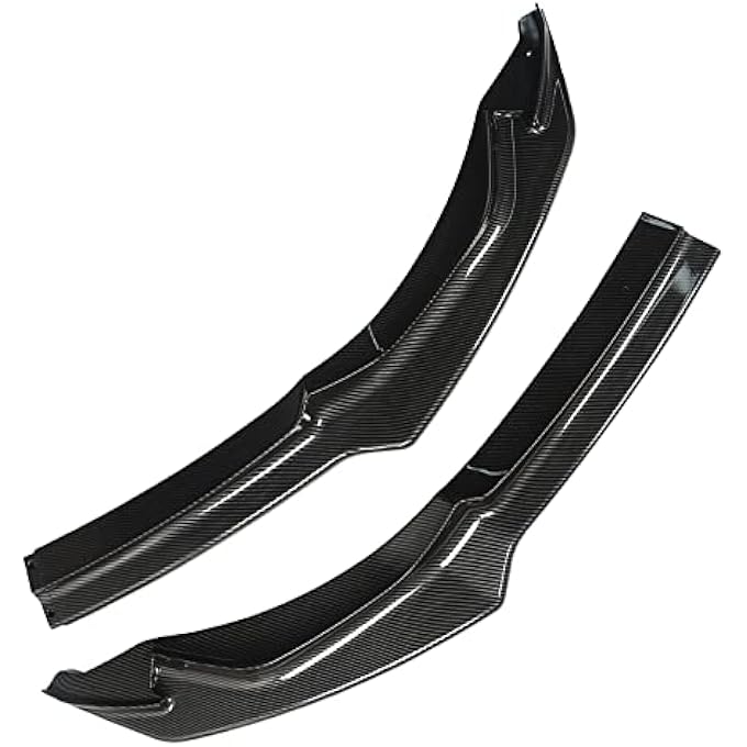 munirater 2Pcs Front Bumper Splitter Lip Kit CS Style Carbon Fiber Replacement for 2015-2019 F82 F83 M4 F80 M3 - Image 3