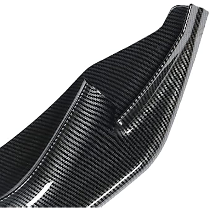 munirater 2Pcs Front Bumper Splitter Lip Kit CS Style Carbon Fiber Replacement for 2015-2019 F82 F83 M4 F80 M3 - Image 5