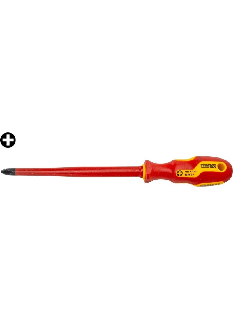 NAREX 834103 Slim Series Electrician Insulated Phillips Screwdriver PH3X150 mm  - Image 5