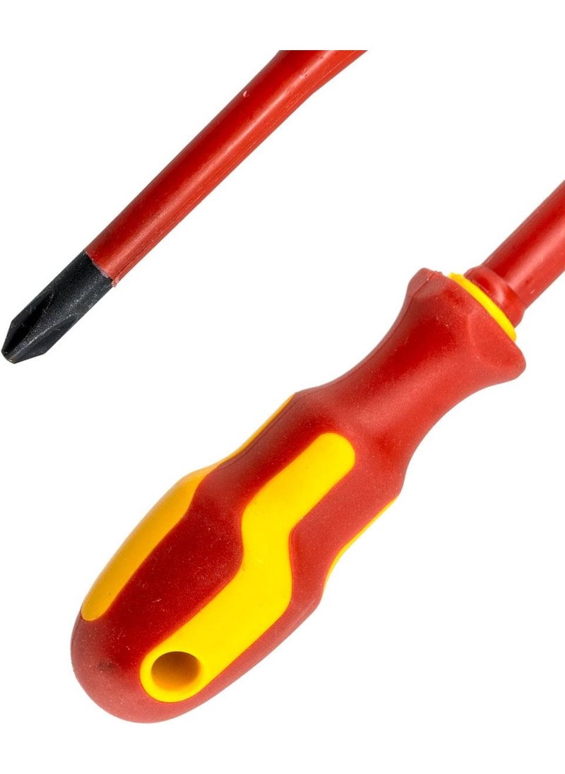 NAREX 834103 Slim Series Electrician Insulated Phillips Screwdriver PH3X150 mm  - Image 1