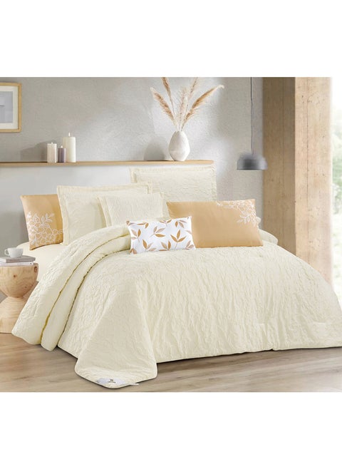 Quilt Set From Levore With A Durable And Soft Fabric And A Modern And Distinctive Pattern That Satisfies All Tastes 8 Pieces King Size